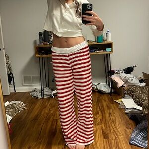 ASOS DESIGN knit crochet pants